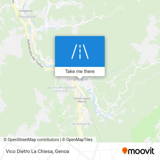 Vico Dietro La Chiesa map