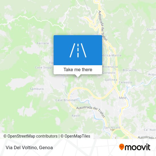 Via Del Voltino map