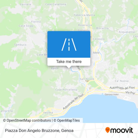 Piazza Don Angelo Bruzzone map