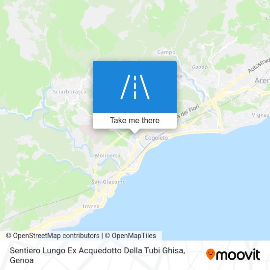 Sentiero Lungo Ex Acquedotto Della Tubi Ghisa map