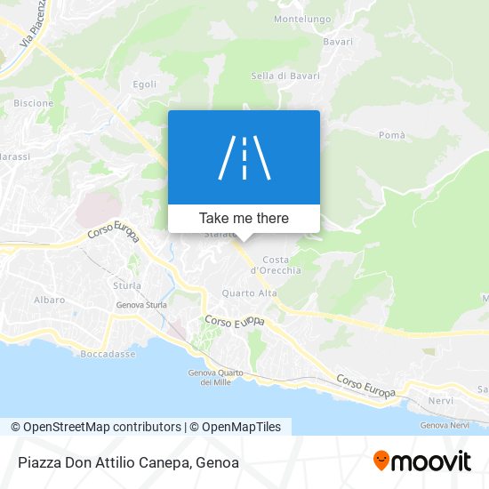 Piazza Don Attilio Canepa map