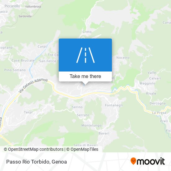 Passo Rio Torbido map