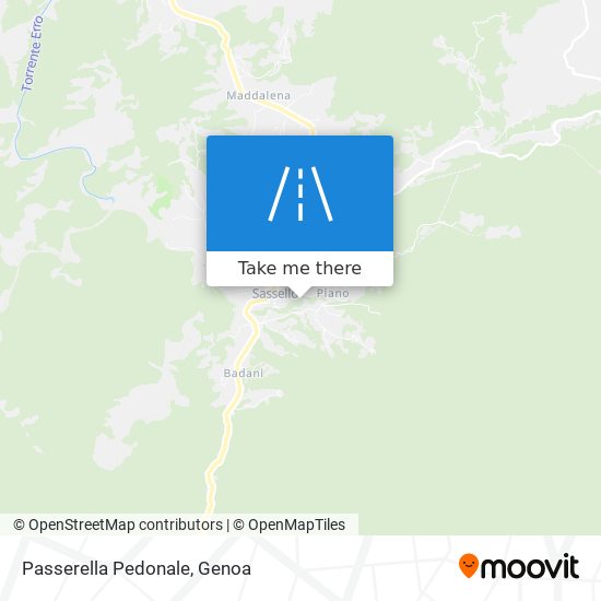 Passerella Pedonale map