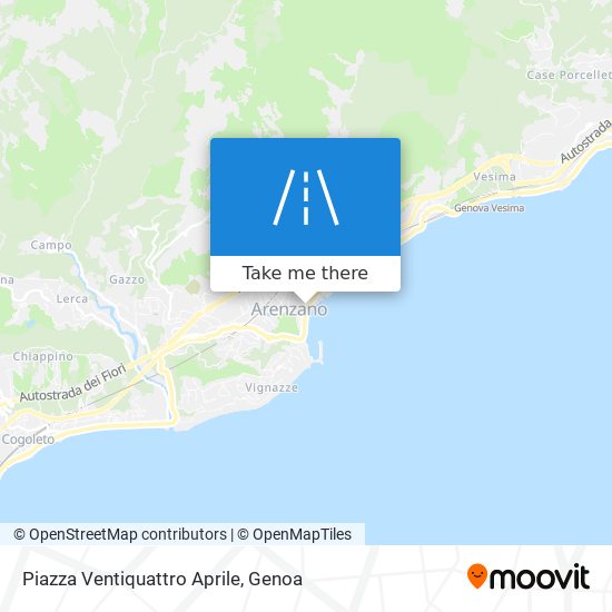 Piazza Ventiquattro Aprile map