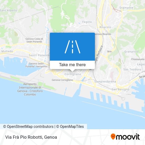 Via Frà Pio Robotti map