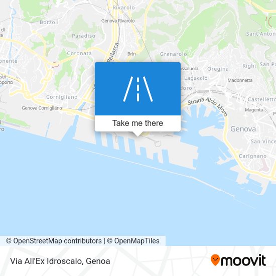 Via All'Ex Idroscalo map
