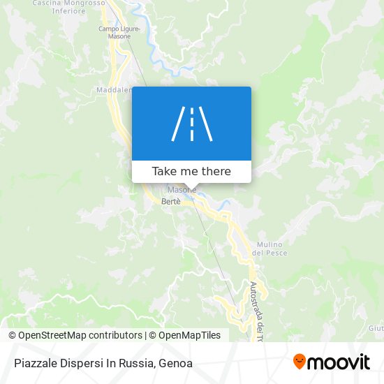 Piazzale Dispersi In Russia map