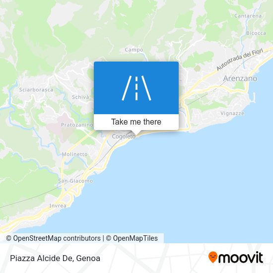 Piazza Alcide De map