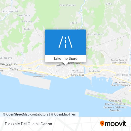 Piazzale Dei Glicini map
