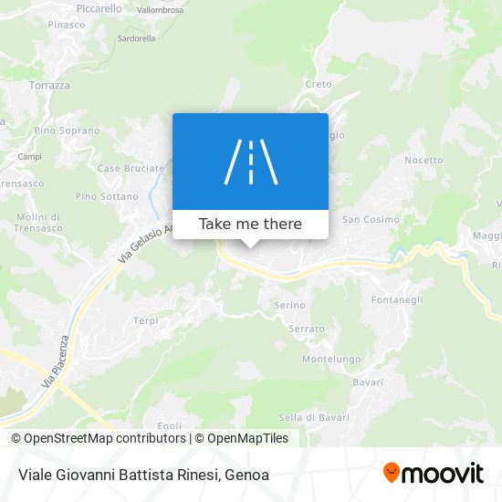 Viale Giovanni Battista Rinesi map