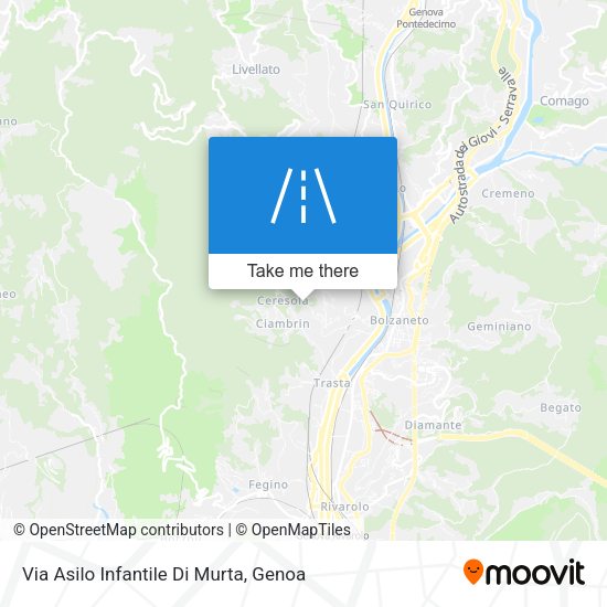 Via Asilo Infantile Di Murta map