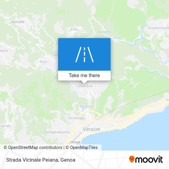 Strada Vicinale Peiana map