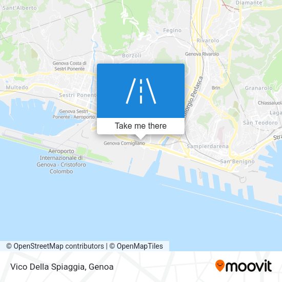 Vico Della Spiaggia map