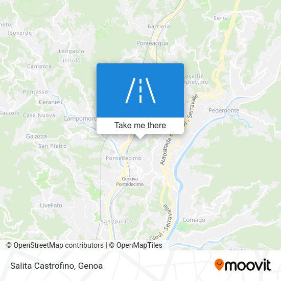 Salita Castrofino map