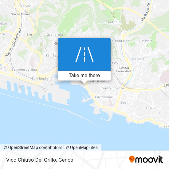 Vico Chiuso Del Grillo map