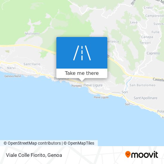 Viale Colle Fiorito map