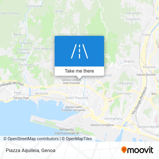 Piazza Aquileia map