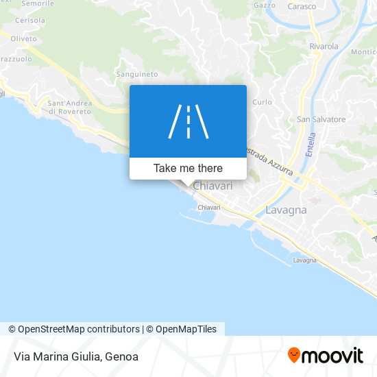 Via Marina Giulia map