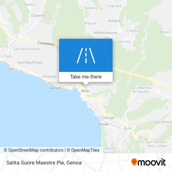 Salita Suore Maestre Pie map