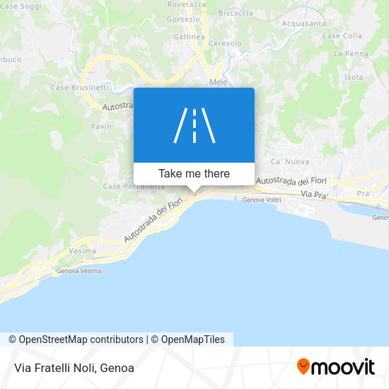 Via Fratelli Noli map