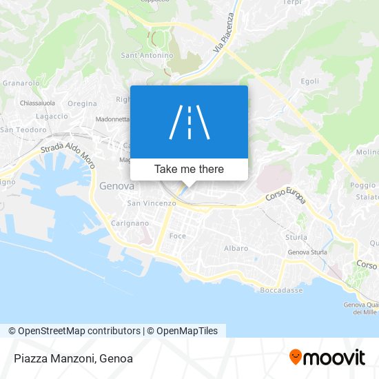 Piazza Manzoni map