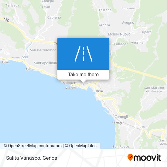 Salita Vanasco map