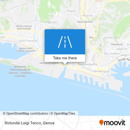 Rotonda Luigi Tenco map