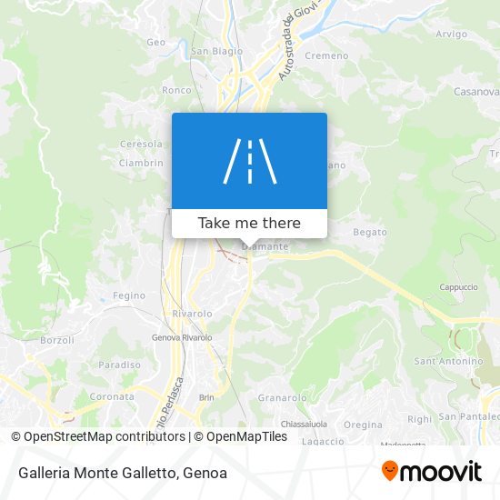 Galleria Monte Galletto map