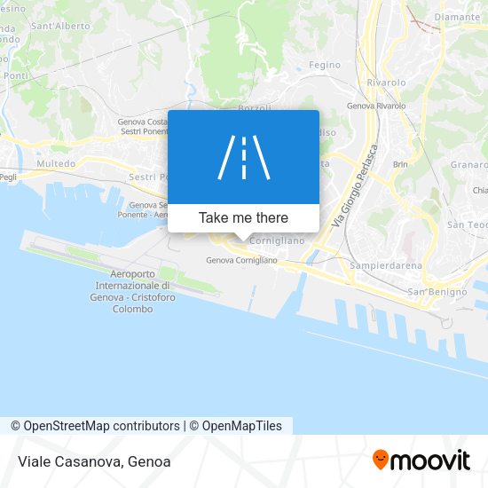 Viale Casanova map