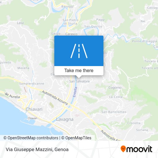 Via Giuseppe Mazzini map