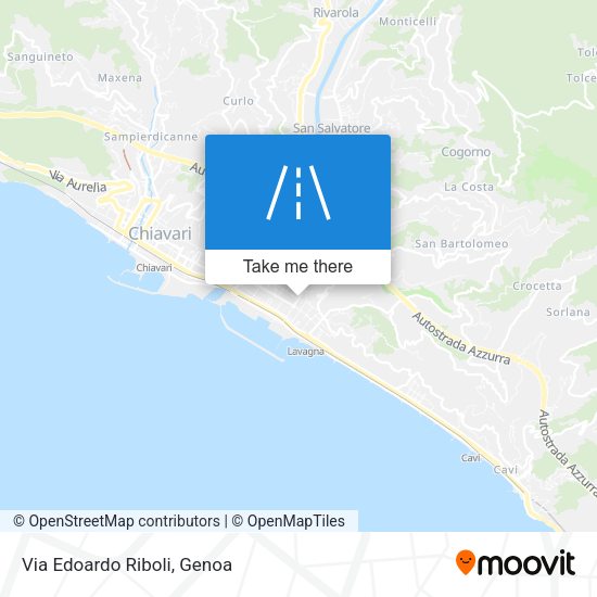 Via Edoardo Riboli map