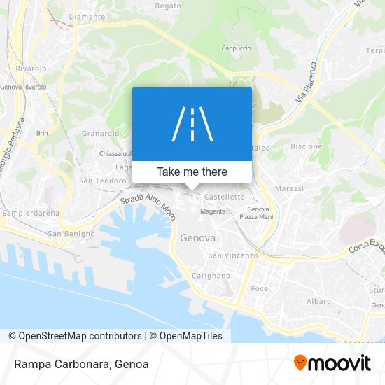 Rampa Carbonara map