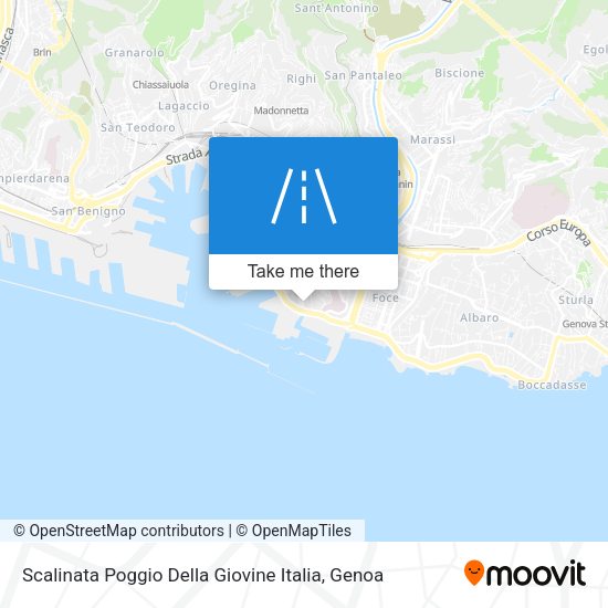 Scalinata Poggio Della Giovine Italia map