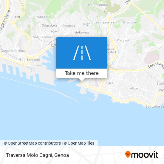 Traversa Molo Cagni map