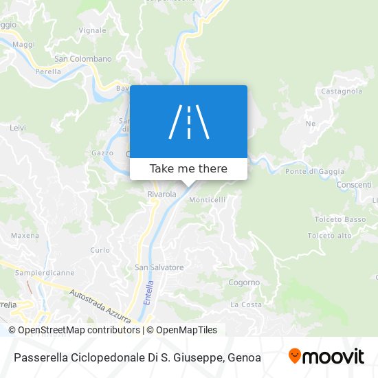 Passerella Ciclopedonale Di S. Giuseppe map