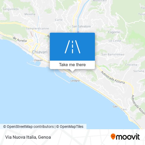 Via Nuova Italia map