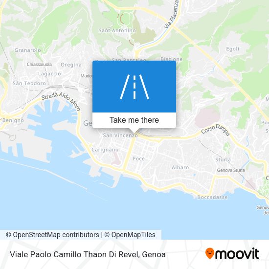 Viale Paolo Camillo Thaon Di Revel map