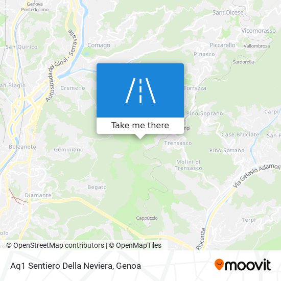Aq1 Sentiero Della Neviera map