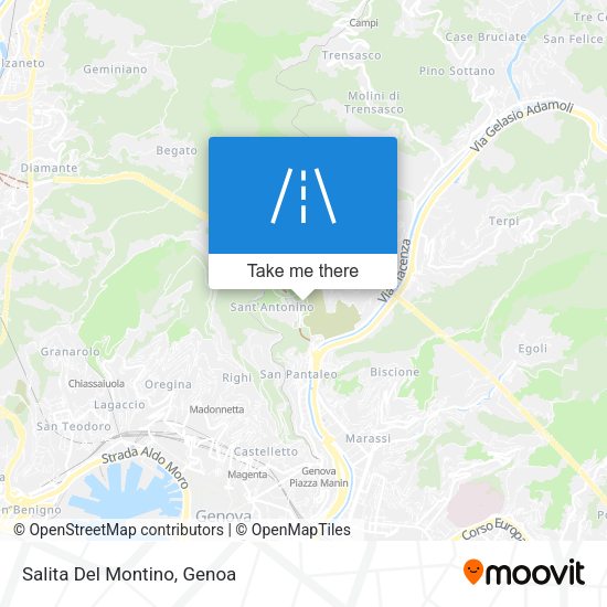 Salita Del Montino map