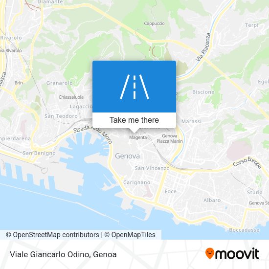 Viale Giancarlo Odino map