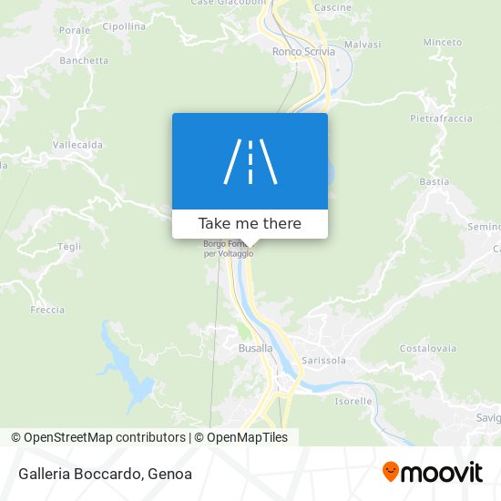 Galleria Boccardo map