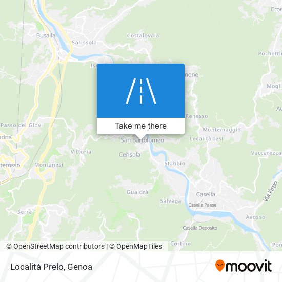 Località Prelo map