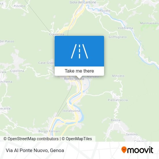 Via Al Ponte Nuovo map