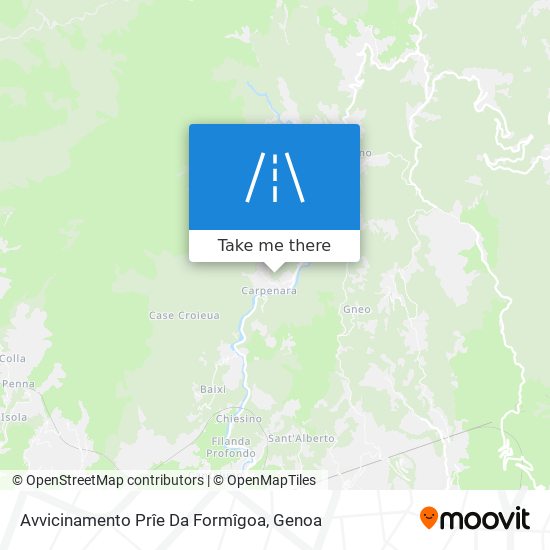 Avvicinamento Prîe Da Formîgoa map