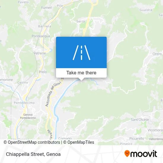 Chiappella Street map
