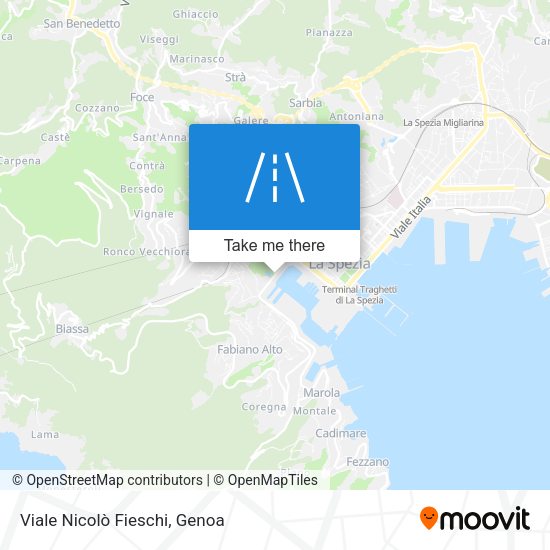 Viale Nicolò Fieschi map