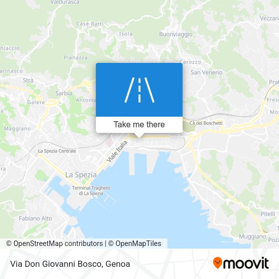 Via Don Giovanni Bosco map