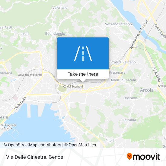 Via Delle Ginestre map