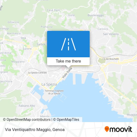 Via Ventiquattro Maggio map
