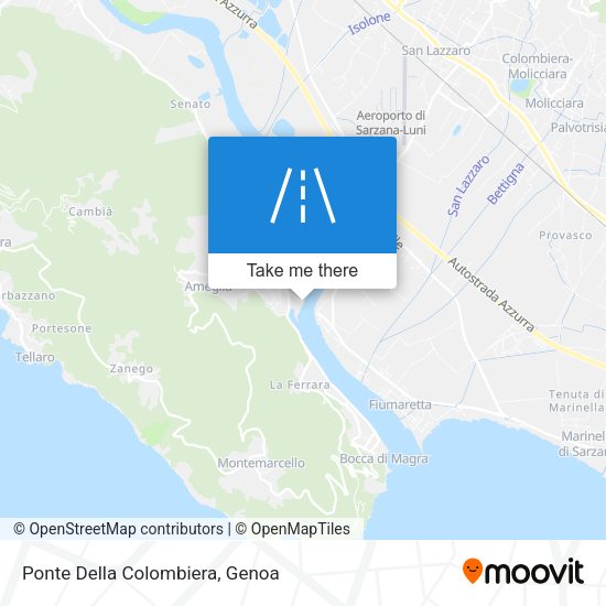 Ponte Della Colombiera map